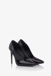Класически черни дамски обувки на висок ток Наоми