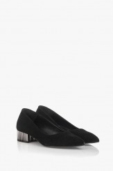 Черни елегантни дамски обувки Бевърли