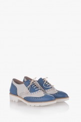 Дамски обувки в синьо и айс Летисиа