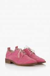 Розови дамски обувки с перфорация Мини