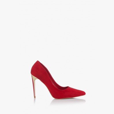 Дамски обувки на висок ток в червено Наоми