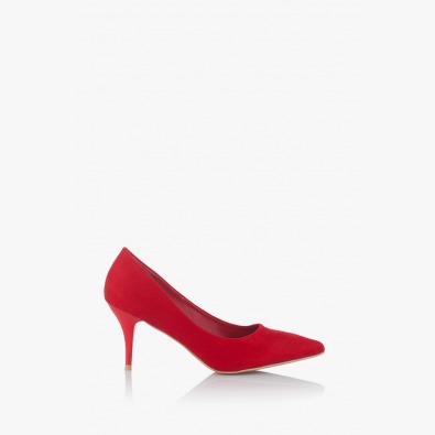 Дамски елегантни обувки в червено Наоми