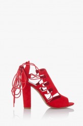 Дамски сандали в червено Кики