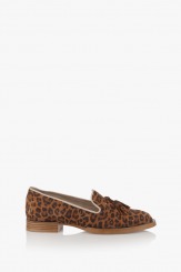 Дамски обувки с принт леопард Карла