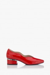 Червени лачени обувки Нора
