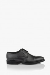 Класически черни мъжки кожени обувки Лиам