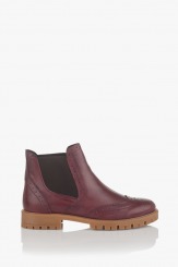 Дамски боти в бордо Анна