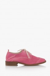 Розови дамски обувки с перфорация Мини