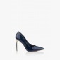 Дамски обувки на висок ток в синьо Наоми