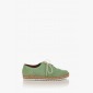 Зелени велурени дамски обувки Анабел