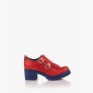 Кожени дамски обувки в червено Бриана