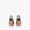 Велурени дамски сандали таупе цвят Белинда