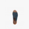 Велурени дамски сандали в син цвят Дона