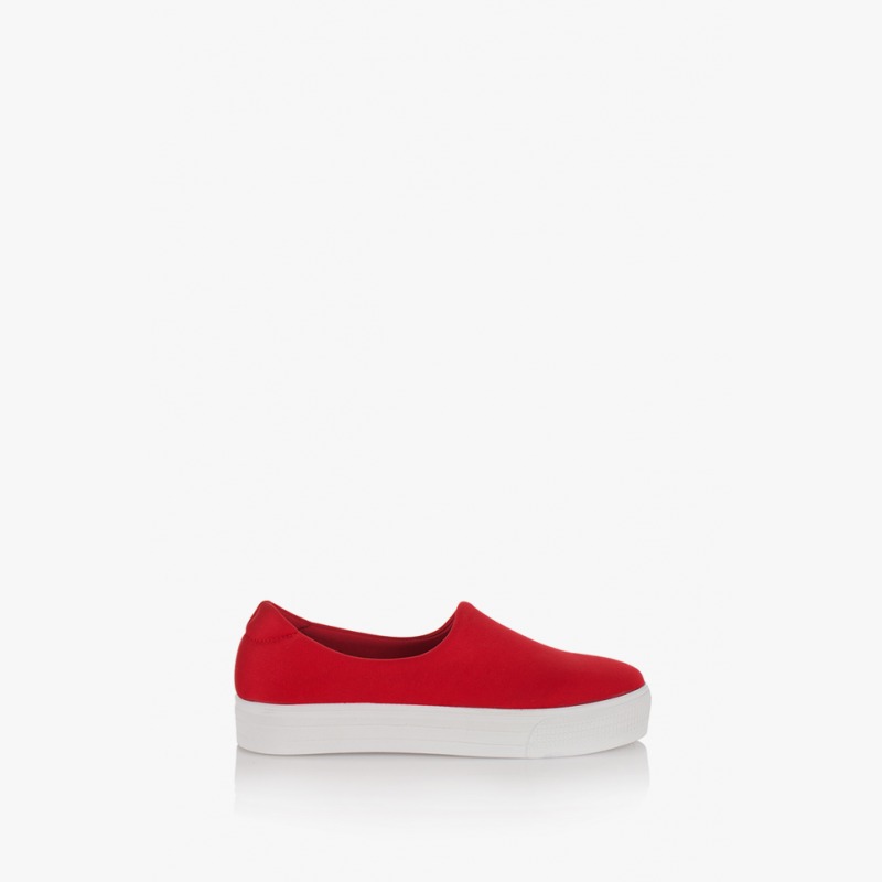 Червени дамски спортни обувки от неопрен Нео